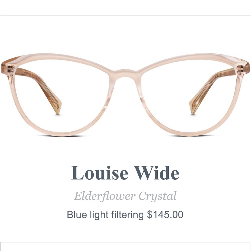 Louise Wide Non-Prescription Blue Light Filtering Glasses